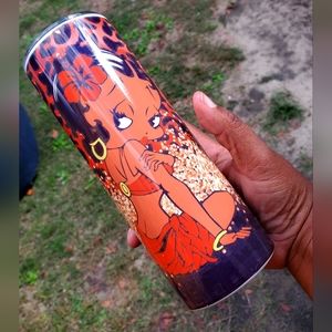 Custom Betty Boop Themed Tumbler